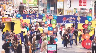 The strategic choice of Times Square as the campaign’s location was a pivotal element