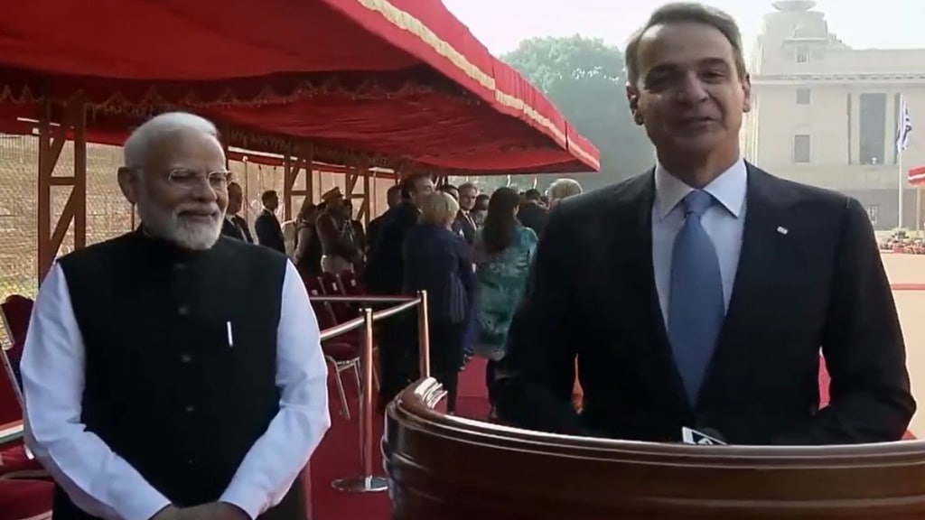 Raisina Dialogue 2024, Greek PM in India, Kyriakos Mitsotakis, Kyriakos Mitsotakis in New Delhi Raisina Dialogue 2024, Greek PM in India, Kyriakos Mitsotakis, Kyriakos Mitsotakis in New Delhi