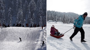 Gulmarg skiing resort is scheduled to host the fourth Khelo India Winter Games (Image/Reuters)