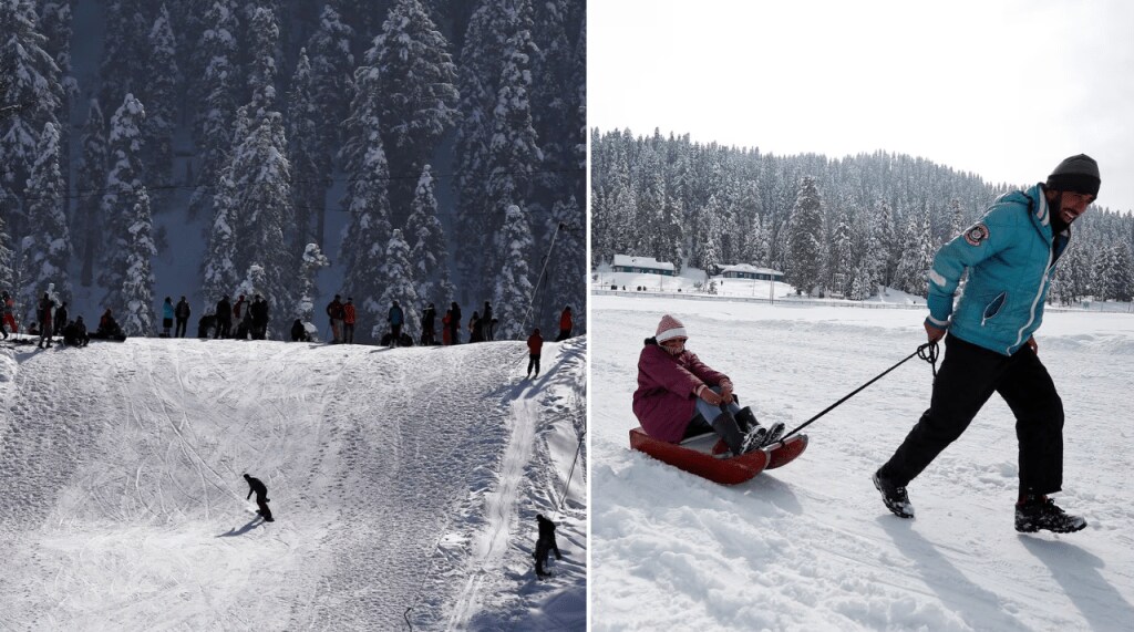 Gulmarg skiing resort is scheduled to host the fourth Khelo India Winter Games (Image/Reuters)