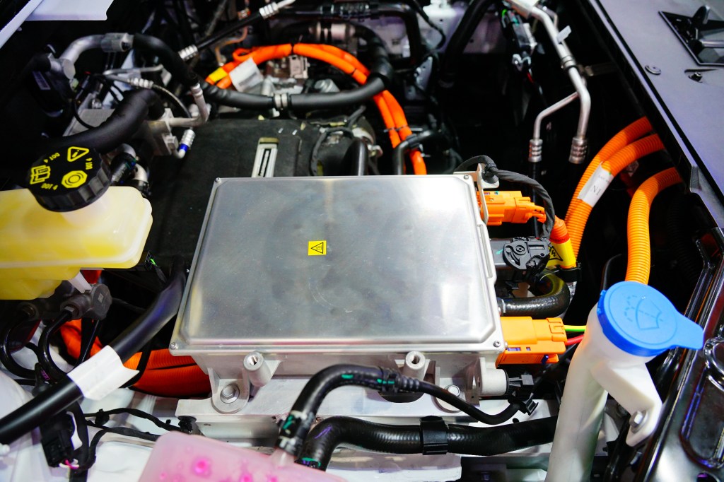 Electric engine in car