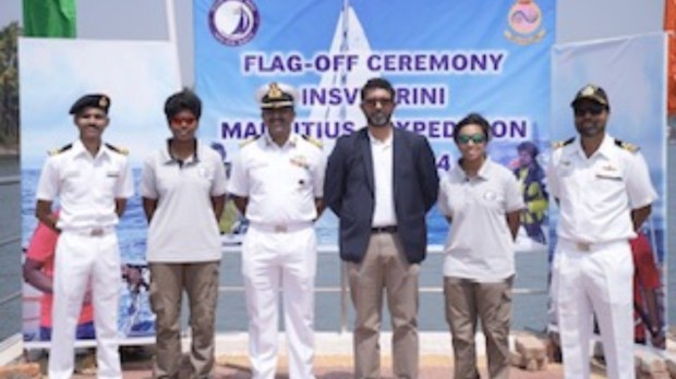 Flag-Off Ceremony of the Expedition (Image: Indian Navy)