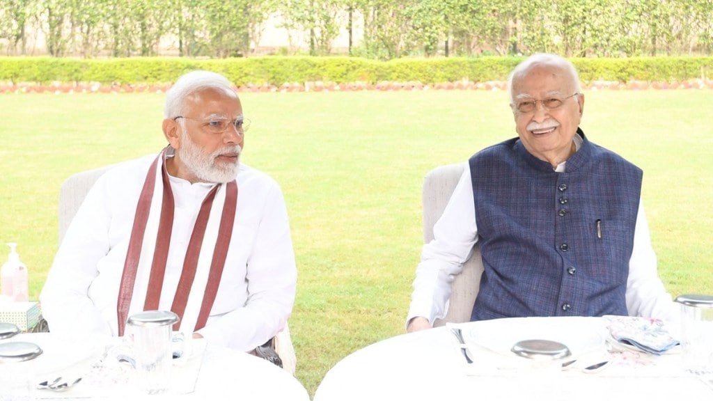 LK Advani with PM Modi LK Advani with PM Modi
