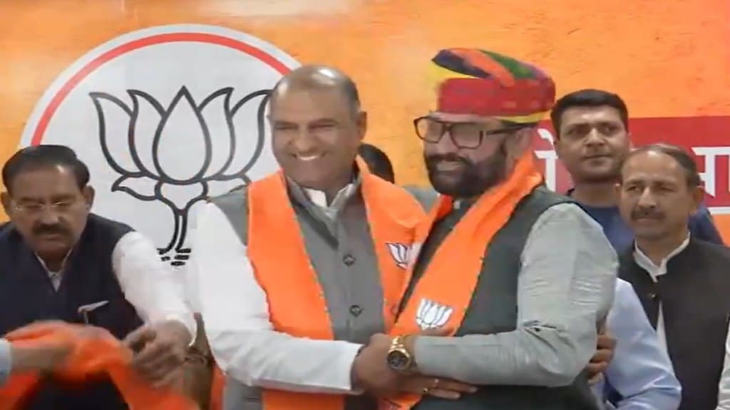 Tribal leader Mahendrajeet Malviya quits Congress, joins BJP in Jaipur