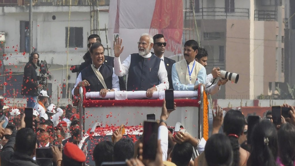 Narendra Modi in Assam Narendra Modi in Assam