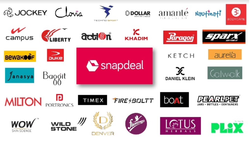 Snapdeal's new fashion lineup features a roster of brands, including Jockey, Rosaline by Zivame, and Varanga, among others