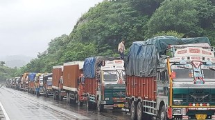 On Thursday, the arterial 270 km road was closed for traffic following landslides at several places (Image/NewsonAir)