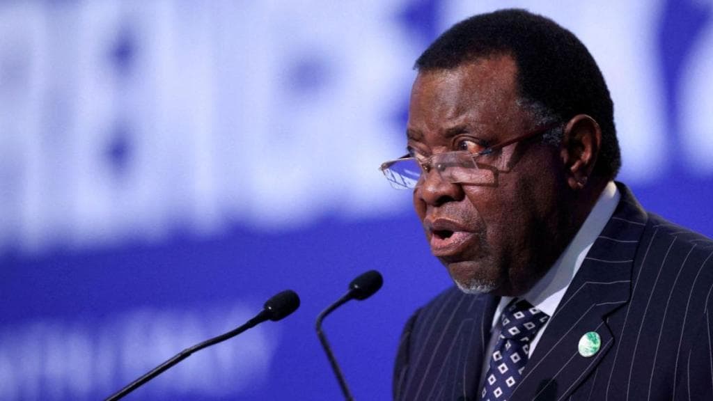 Namibia's President Hage Geingob,died,hospital,cancer,presidency