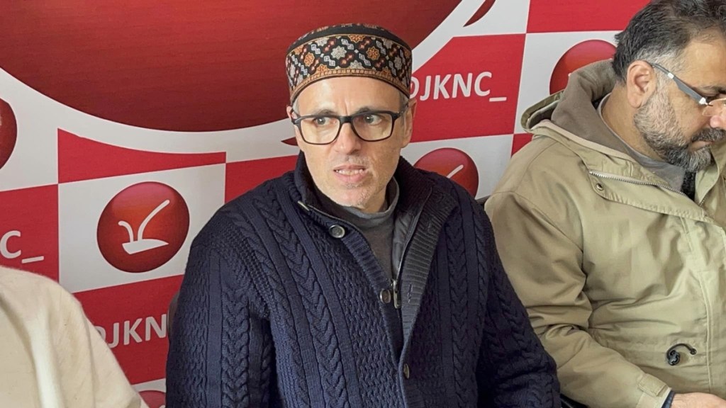 Former Jammu and Kashmir Chief Minister Omar Abdullah