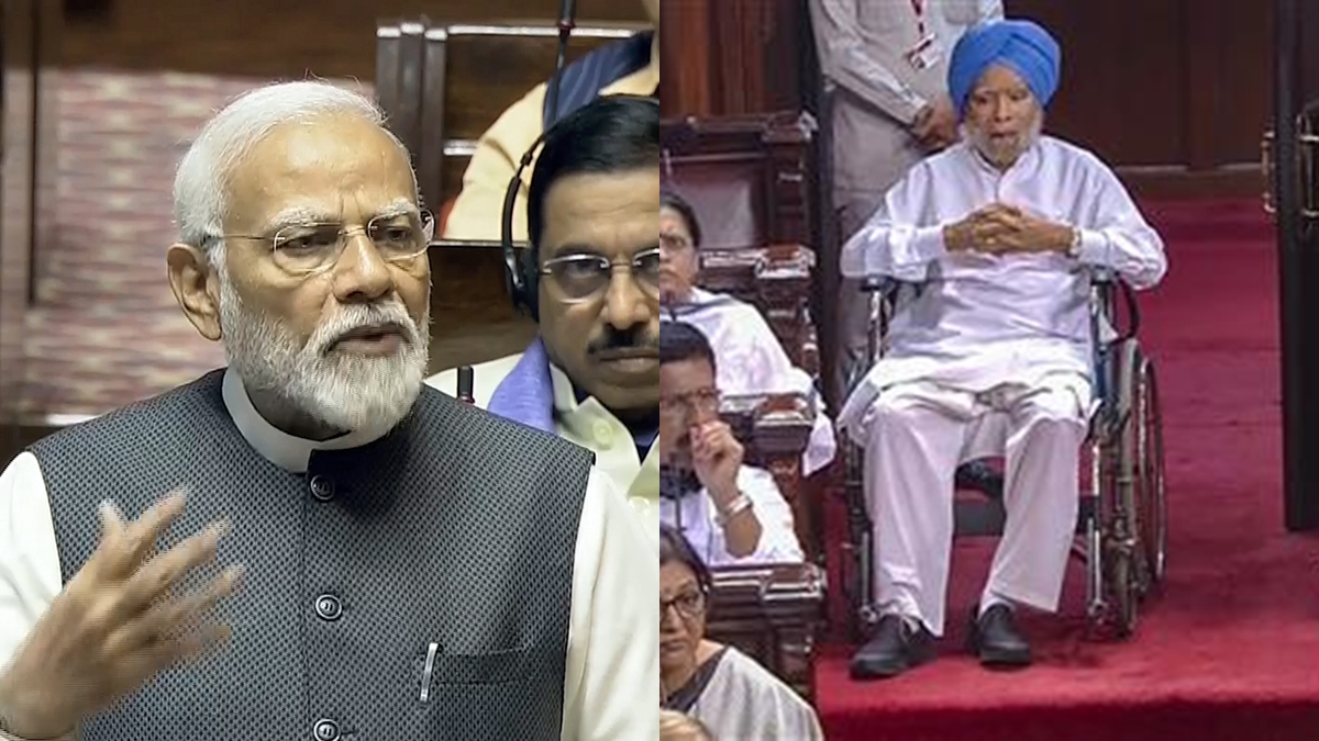 Narendra Modi, Manmohan Singh Narendra Modi, Manmohan Singh