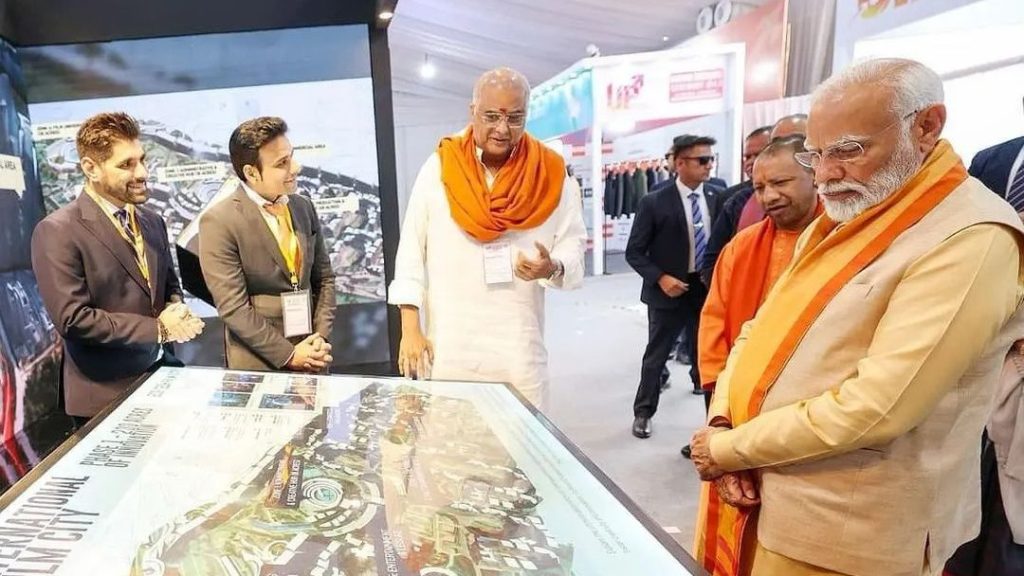 The film city will be constructed on over 1,000 acres (230 acres in the first phase) of land (Image/PTI)