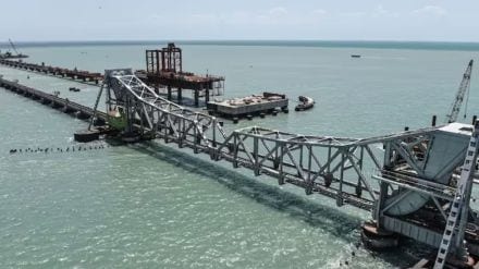 Pamban bridge