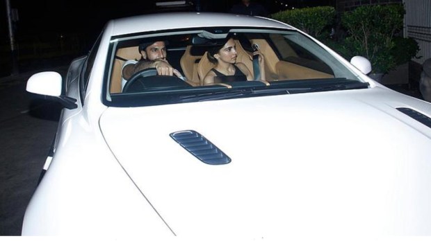 Ranveer Deepika Aston Martin Rapide S