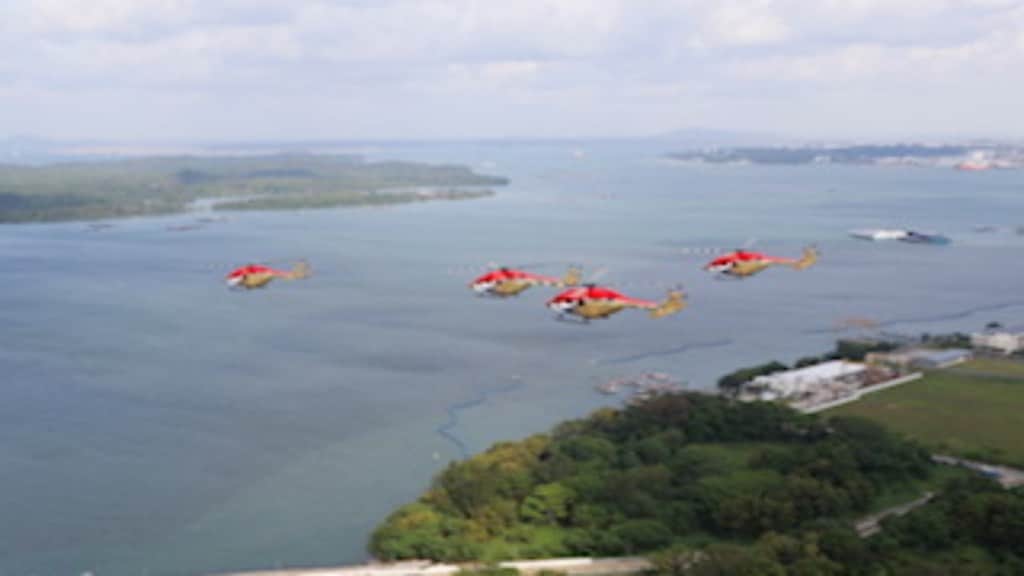IAF Sarang, Sarang team, Singapore Air Show 2024