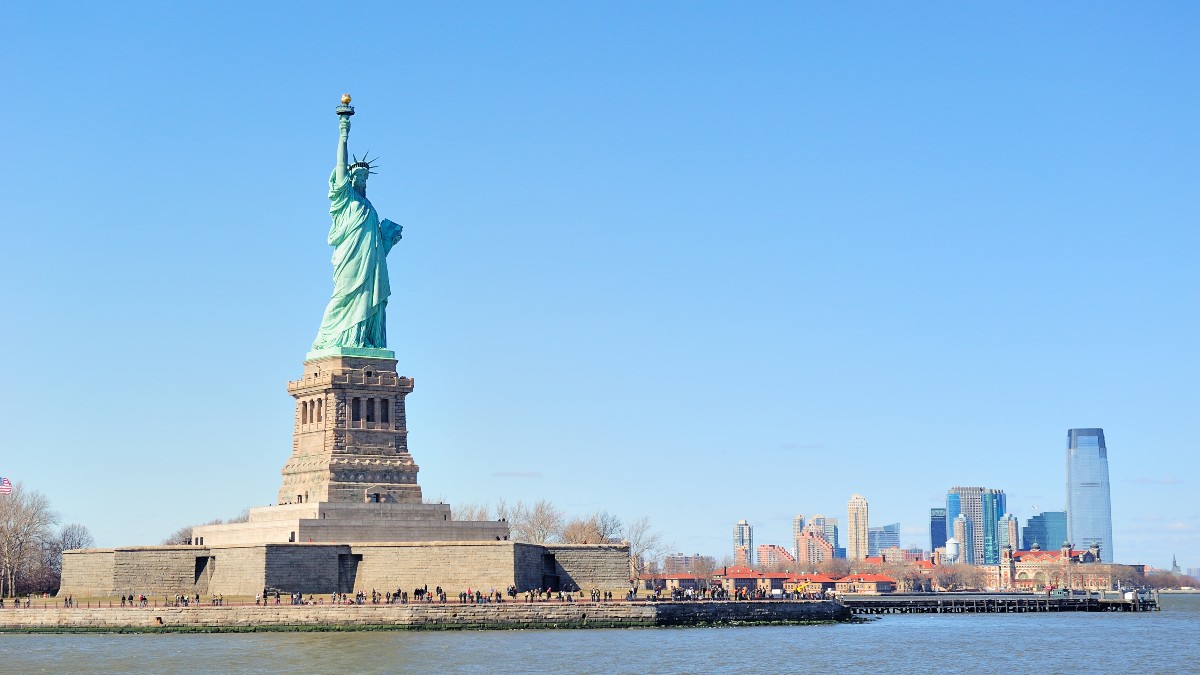 Statue of Liberty in New York.