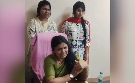 Telangana officer caught taking Rs 84,000 bribe, weeps on camera | Watch Telangana officer caught taking Rs 84,000 bribe, weeps on camera | Watch