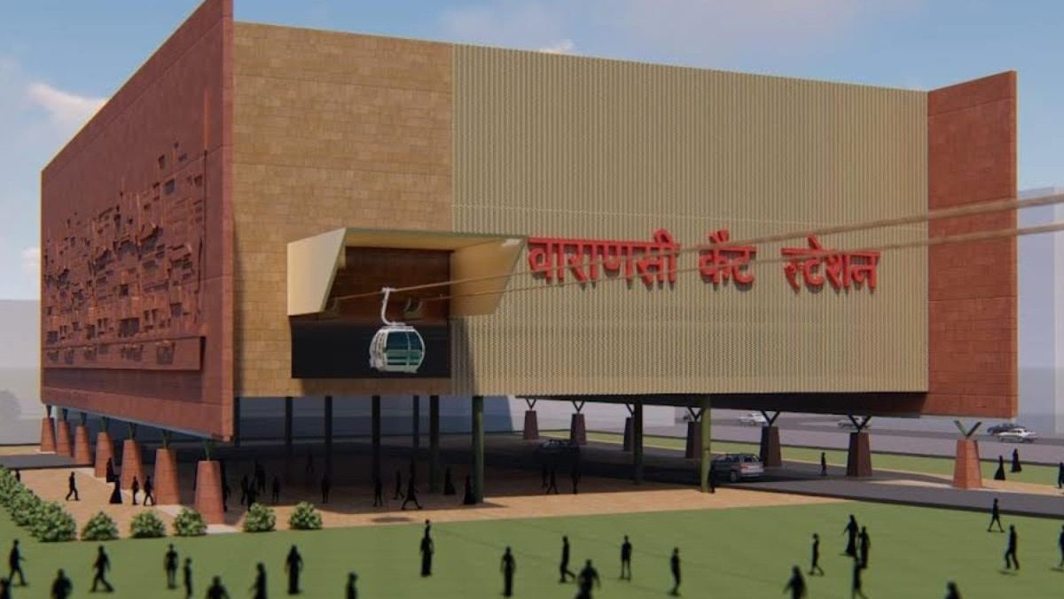 The ropeway system will be 3.75 km in length with five stations (Image/@iShashiShekhar)