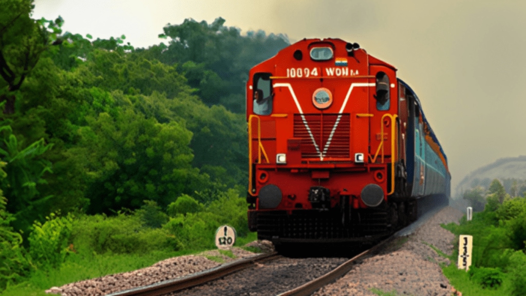 Railway shares price today