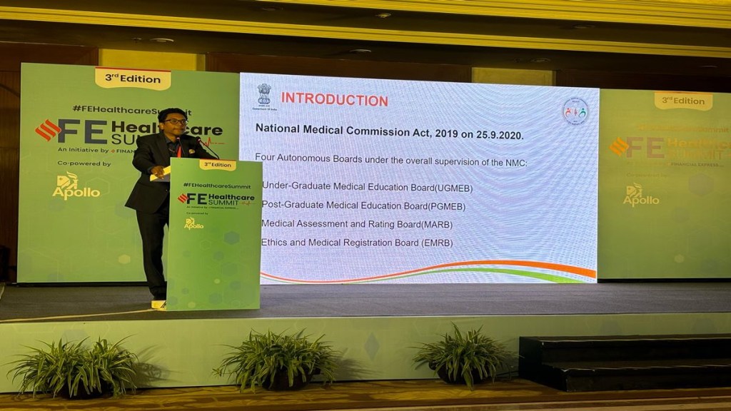 FE Healthcare Summit 2024: NMC Secretary Srinivas talks about the quantity-to-quality journey