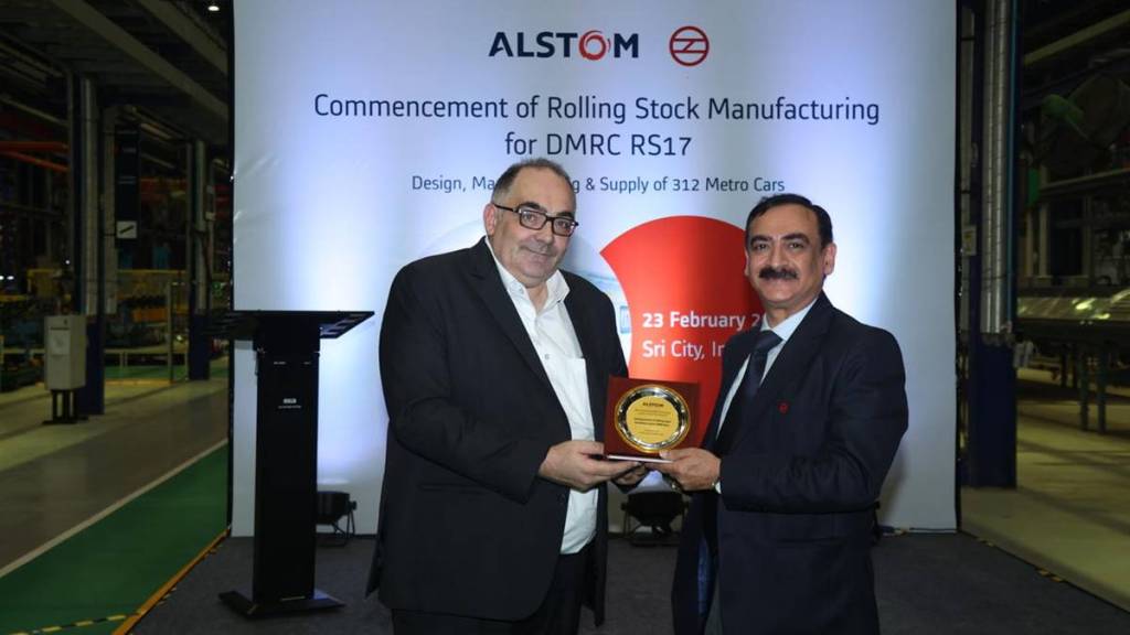 delhi metro, dmrc, alstom, metropolis, metro trainsets