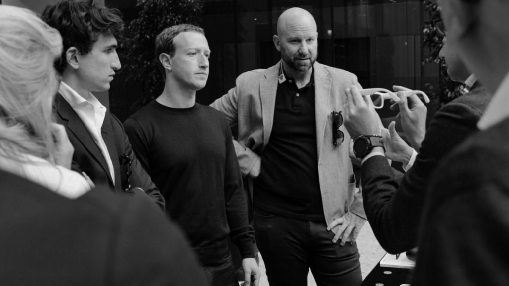 Andrew Bosworth with Mark Zuckerberg