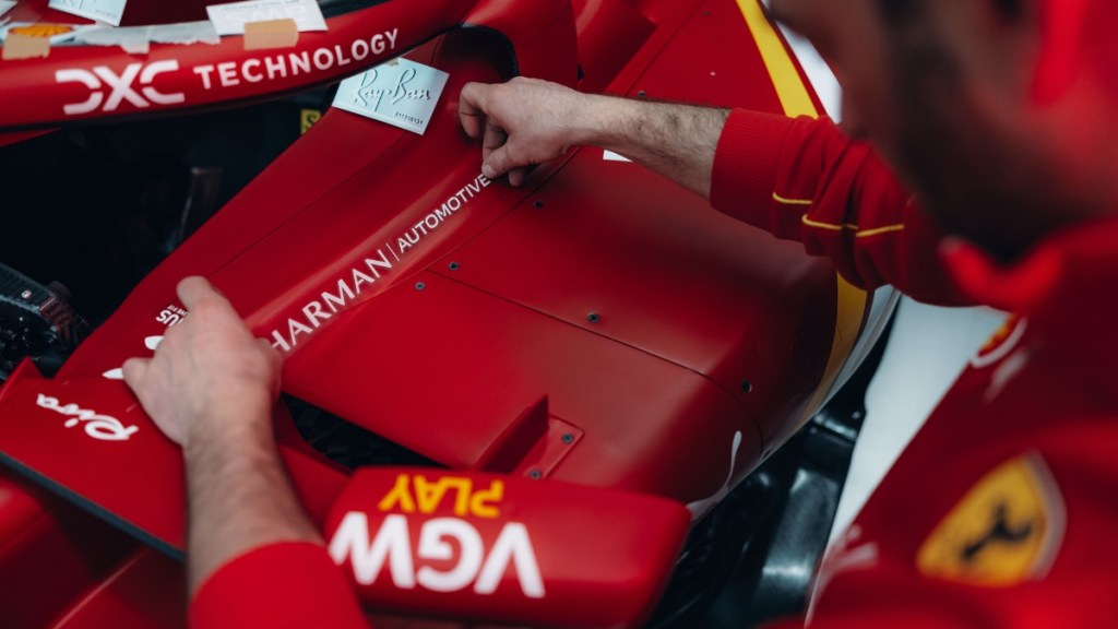 ferrari harman f1 partnership