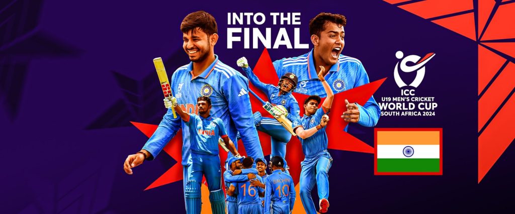 This is the fifth consecutive time, India has reached the finals of the U19 World Cup (Image/ICC)