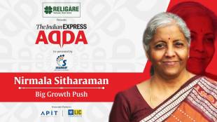 finance minister, Nirmala Sitharaman, Express Adda, domestic issues, supply chain, Red Sea, economic uncertainities