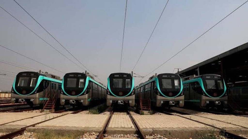 The Aqua Line, spanning over 29 kilometers and connecting Noida and Greater Noida, was inaugurated in January 2019. (Image: Twitter) The Aqua Line, spanning over 29 kilometers and connecting Noida and Greater Noida, was inaugurated in January 2019. (Image: Twitter)