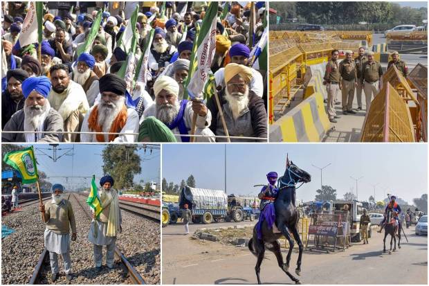 On Saturday, in Punjab, on the fifth day of the farmers' protest, the Bharti Kisan Union (Ekta Ugrahan) will hold dharnas outside the residences of senior Bharatiya Janata Party (BJP) leaders.Farmers are protesting over their various demands, including a legal guarantee for Minimum Support Price (MSP).Also, in the state, the union will hold protests at toll plazas, extending support to the farmers' 