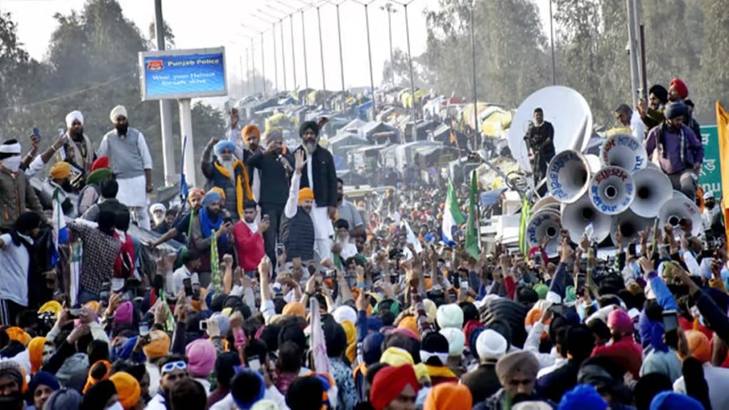 farmers ' Delhi chalo' protest