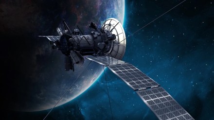 Space war between Eastern world and Western world