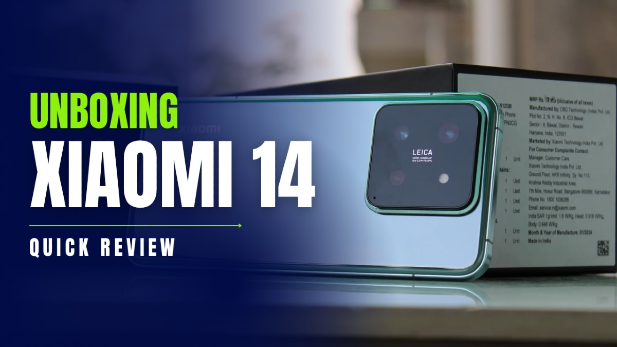 Xiaomi 14 unboxing, quick review