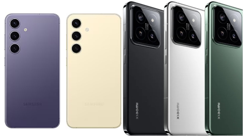 Samsung Galaxy S24 versus Xiaomi 14