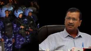 A 12-member team of the ED arrested Delhi CM Arvind Kejriwal from his residence in North Delhi’s Civil Lines (Image/IE)
