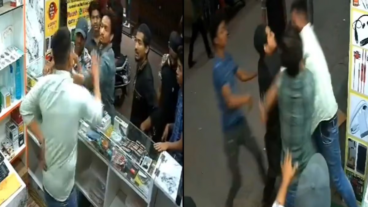 Bengaluru shopkeeper dragged, thrashed for playing loud music during 'Azaan' | Video Bengaluru shopkeeper dragged, thrashed for playing loud music during 'Azaan' | Video