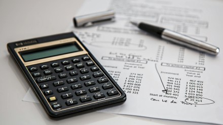 Calculator on bills