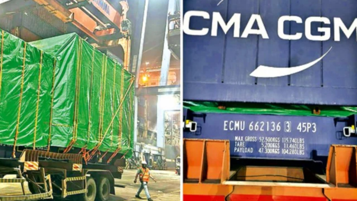Indian security agencies have detained a Karachi-bound ship in Mumbai over suspicion of containing Pakistan’s double use consignment used for nuclear and ballistic missile programme. (Image: PTI) Indian security agencies have detained a Karachi-bound ship in Mumbai over suspicion of containing Pakistan’s double use consignment used for nuclear and ballistic missile programme. (Image: PTI)