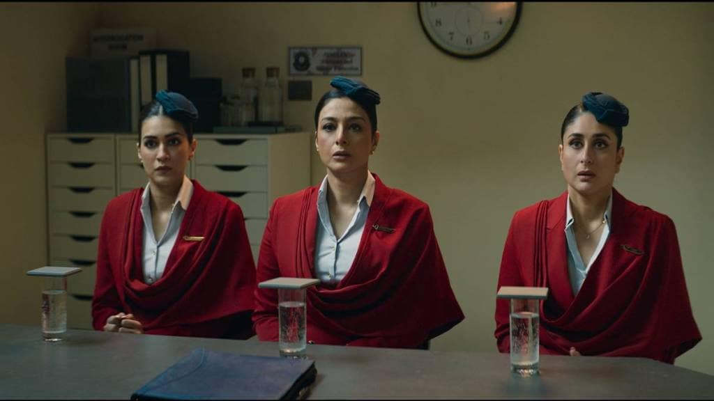 Crew cast salary, Crew cast fees, Crew Movie Review, Crew Review, Tabu Crew, Kareena Kapoor Khan, Kriti Sanon, Kriti Sanon flops, Kriti Sanon movies, Kareena Kapoor net worth
