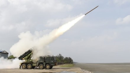Pinaka is a multiple rocket launcher produced in India and developed by the DRDO for the Army (Image: X/@DRDO_India)