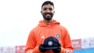 The left-handed batter replaced Rajat Patidar (Image/ICC)