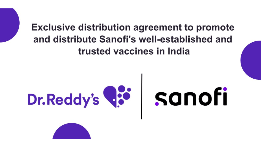 Dr Reddy's to distribute Sanofi’s paediatric and adult vaccine brands in India