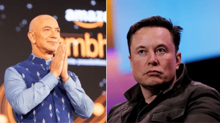 This is Bezos's first return to the top spot of Bloomberg's ranking since 2021 (Image/Reuters)