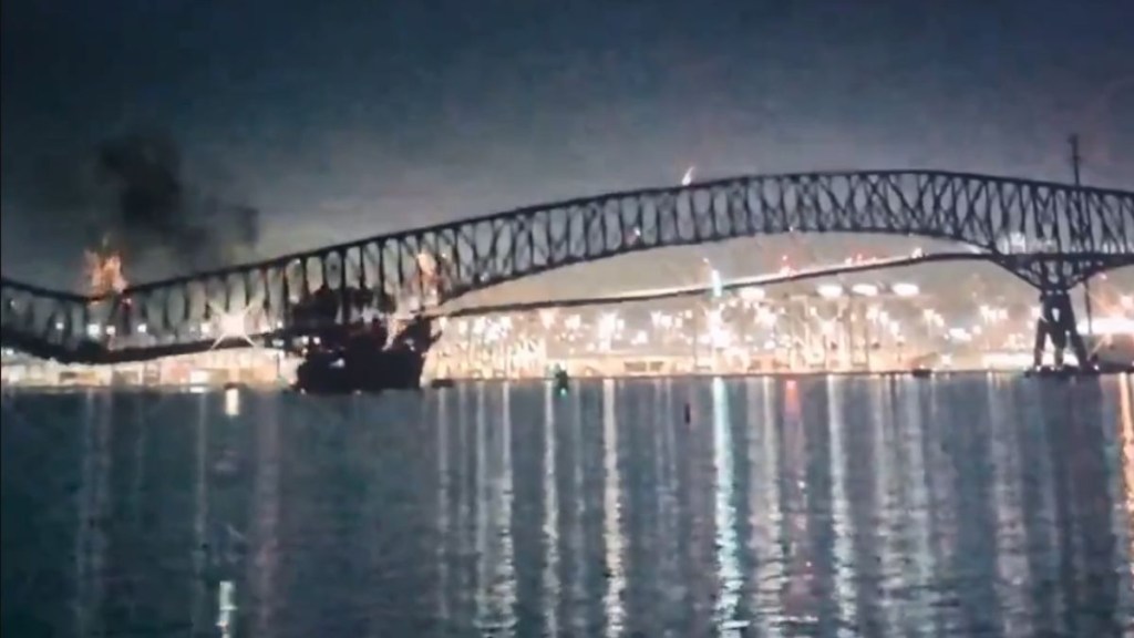 Francis Scott Key bridge collapses in Baltimore, US Francis Scott Key bridge collapses in Baltimore, US