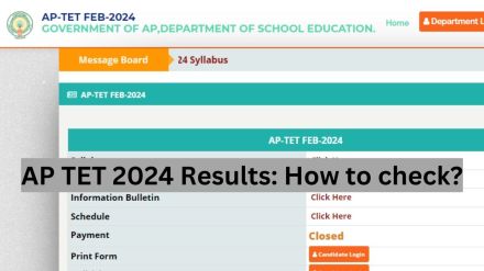 AP TET 2024 Result: How to check the result on the official website link - aptet.apcfss.in