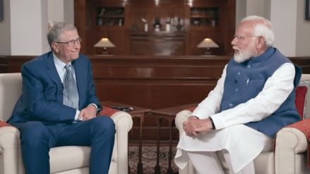 The PM further pointed out that the penetration of AI in the country has been so effective that even a common man is able to use it smoothly (Photo: YouTube) The PM further pointed out that the penetration of AI in the country has been so effective that even a common man is able to use it smoothly (Photo: YouTube)