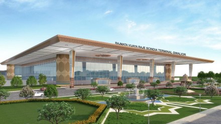 The new state-of-the-art terminal building at Gwalior Airport will be operational on April 2 (Image/@MoCA_GoI)