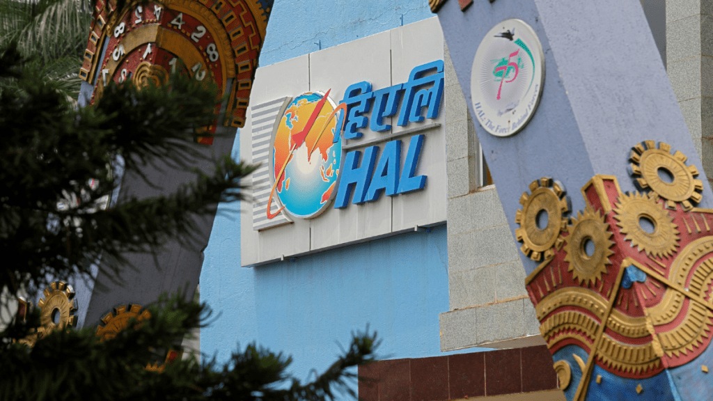 Hindustan Aeronautics shares surge 3% on defence ministry order.