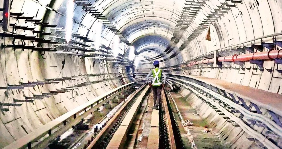 The 4.8-km-long underground stretch and commercial operations on it began on March 15 (Image/IE) The 4.8-km-long underground stretch and commercial operations on it began on March 15 (Image/IE)