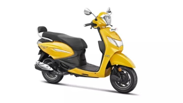 Hero Pleasure Xtec Jubilant Yellow